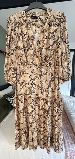 Animal print M&S dress Size 12