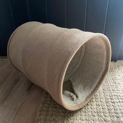 Beige Cat Play Tunnel