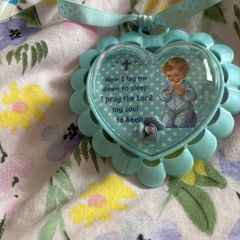Baby boy crib keepsake