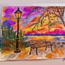 Watercolour - Sunset by the Lake Image 2