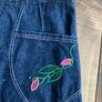 Vintage Denim Skirt Image 2