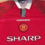 1996/98 Manchester  Umbro Home Jersey Shirt Adult Size L Large Image 4