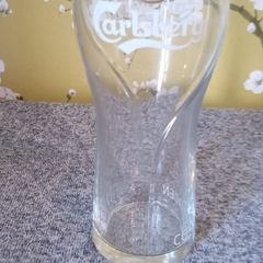 Carlsberg pint glasses