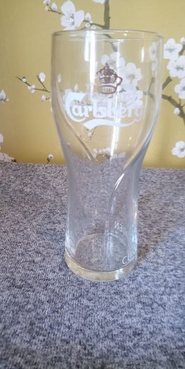 Carlsberg pint glasses
