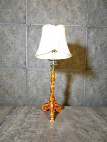 Elegant tall table lamp