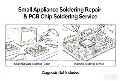 Small Electronics Soldering Repair