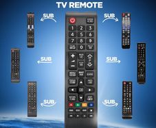 Samsung Tv Remote Control Replacement - Universal Samsung Remote Control | Competible with LCD LED HD UHD and QLED - Durable Body - Responsive Button - No Setup Needed