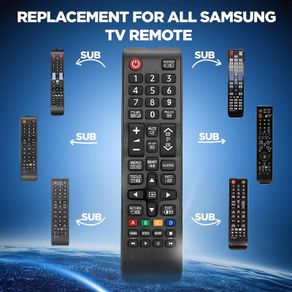 Samsung Tv Remote Control Replacement - Universal Samsung Remote Control | Competible with LCD LED HD UHD and QLED - Durable Body - Responsive Button - No Setup Needed