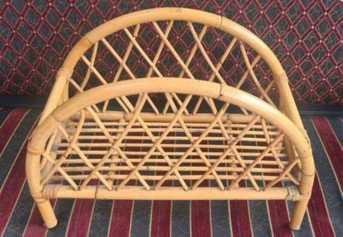 Bamboo Magazine Rack