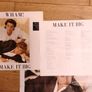 Wham ! ''Make It Big'' Original 1st press. Nm. Poster included Image 3