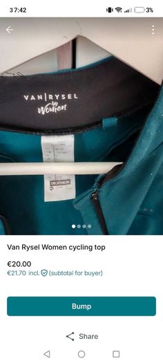 Women  cycling top van rysal
