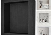 Shower Niche Ready for Tile 40.64 x 40.64 cm, Single Shelf Organizer, Square Corners Wall-inserted Niche Recessed, Sealed Protection Modern