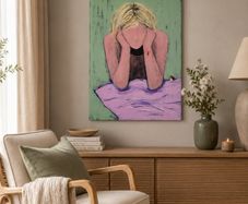 Acrylic on canvas!