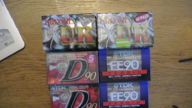 Brand New Various cassette tapes