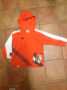 Adidas Looney Tunes Hoodie Age 3 Daffy Duck