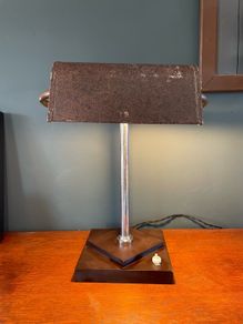 Art Deco Bauhaus Bankers lamp c1940