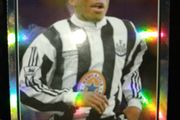 Asprilla Topps Trading Card Newcastle United