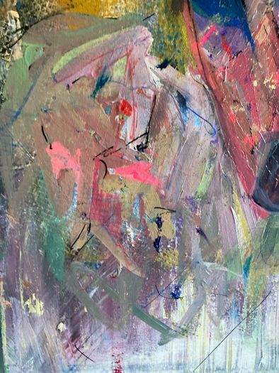 Original Abstract Painting Dublin Cow Painting