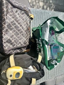 Free Medela pump and pacapod diaper bag
