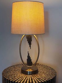 Art deco style table lamp