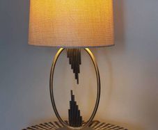 Art deco style table lamp