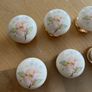 Vintage Floral Ceramic Knobs Image 2