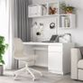 IKEA LANGFJALL Conference  office Chair  Gunnared Beige/White good  Condition Image 7