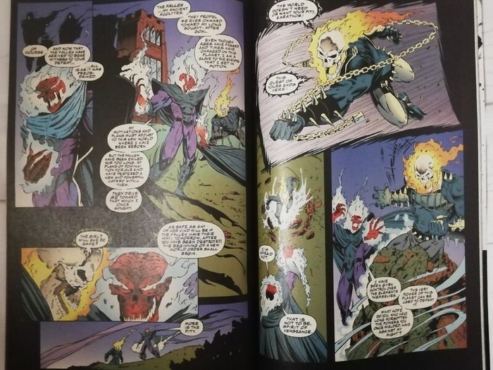 Ghost Rider / Blaze: Spirits Of Vengeance #18 Vengeance, Dr. Strange, Morbius & Nightstalkers Appearances (1993)