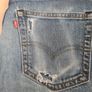 LEVIS 511 slim fit jeans blue denim Size W 30 L 30 zip fly Image 4