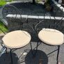 Wrought Iron Garden / Patio Bistro Set Image 2