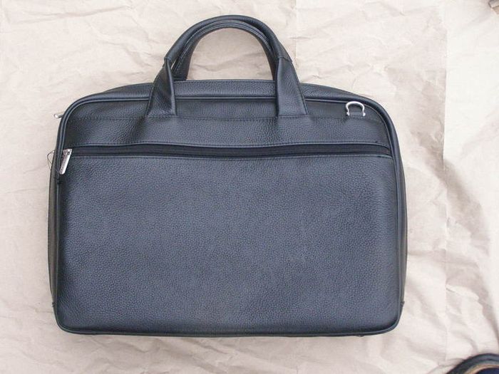 Texier Leather Briefcase/Laptop Case