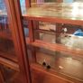 Solid wood and toughened glass display cabnet Image 2