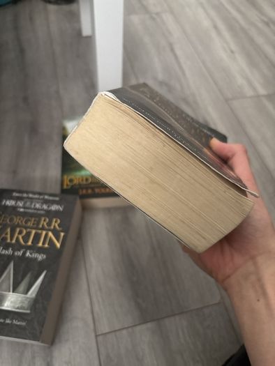 A Song of Ice and Fire: A game of thrones + clash of kings  + free fellowship of the ring on top