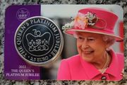 Malta 2.5 Euro Uncirculated Coin 2022 - Queen Elizabeth II Platinum Jubilee - Platinum Jubilee