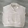 Mos Mosh Sleevless wool blend Knit Size Small Image 5