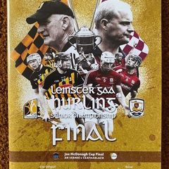 2018 Kilkenny v Galway - GAA Leinster Senior Hurling Final Programme