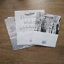 White silver Christmas gift bags Image 2