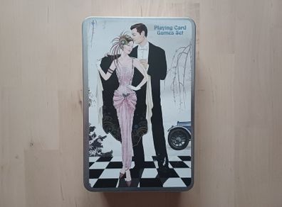 Playing Cards, Dice & Book Set Tin Box NEW