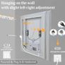 LED Bathroom Mirror 60x80cm Bluetooth Antifog Dual LED Light Memory Function Image 7