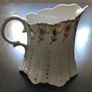 Vintage White Sugar Bowl and Jug Image 2