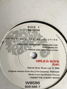 Prince vinyl single - Girls and Boys
