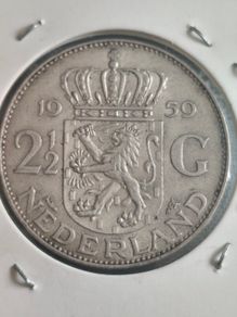 2 1/2 Silver gulden coin