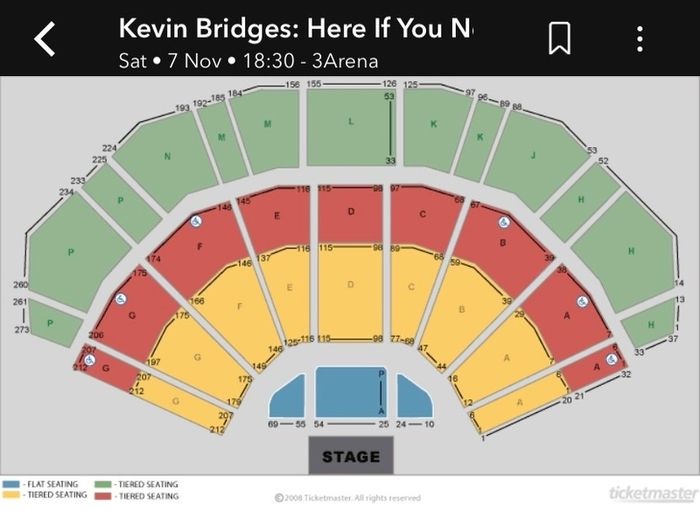 3 Tickets for Kevin Bridges Friday 6 November