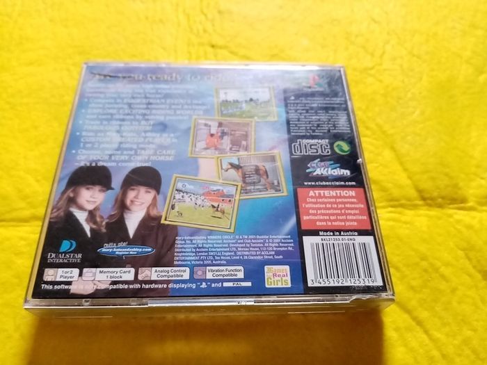 Mary Kate and Ashley winners circle PlayStation 1 Ps1 PlayStation 2 ps2 games Original