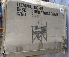 2 Classic Wooden Directors Chairs