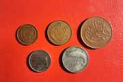 5 Irish Decimal Coins