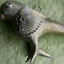 Vintage Dhokra Brass Crow Figurine or Ornament Lost Wax, Tribal India Cast Bronze (25 each) Image 10