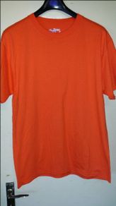 Brand new Hanes t-shirt size M neon orange high quality, low price