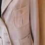 Women's Jacket Cream REDUCED Faux Suede SIZE 14 Image 4
