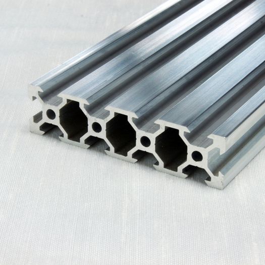 V slot 2080 Linear Rail Silver Aluminium Extrusion